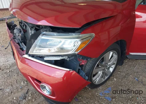 2015 Nissan Pathfinder Platinum from USA, damaged, VIN 5N1AR2MM3FC639222